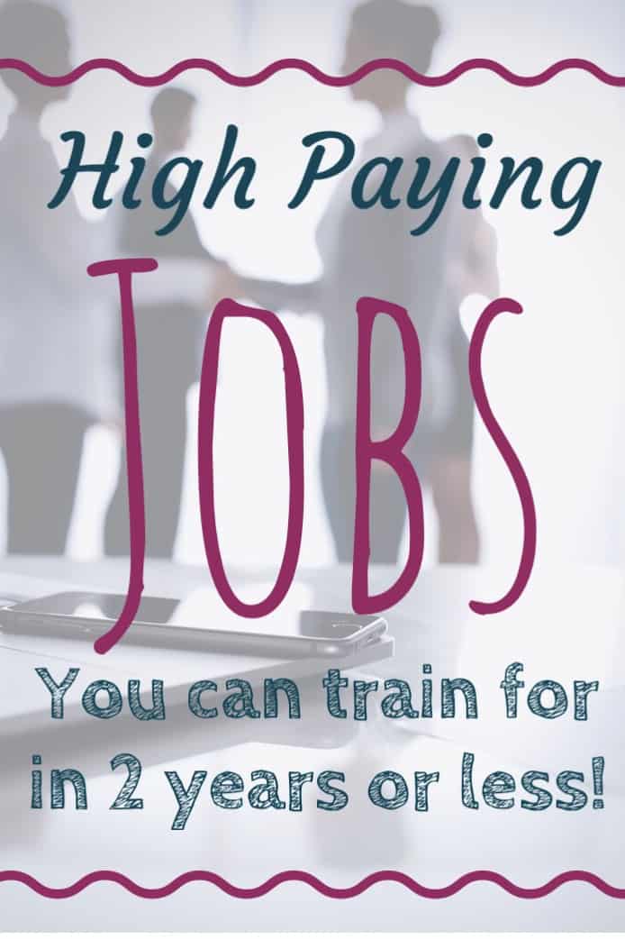 high paying jobs with little schooling